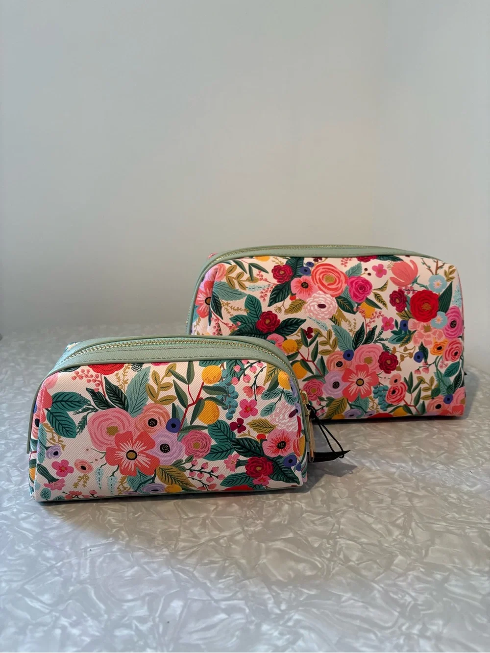 Rifle Paper Co. Floral Cosmetic Pouch Set